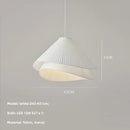Axyaa Medieval Cream Fabric Pendant Lamp - Creative Dining Table Light