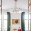 Axyaa Glass Ball Chandelier Pendant Light for Dining Room & Living Room
