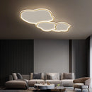 Axyaa Modern Copper LED Ceiling Light with Remote Control