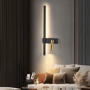 Axyaa LED Swing Spotlight Wall Lamp Adjustable for Bedside Reading or Living Room Sconce