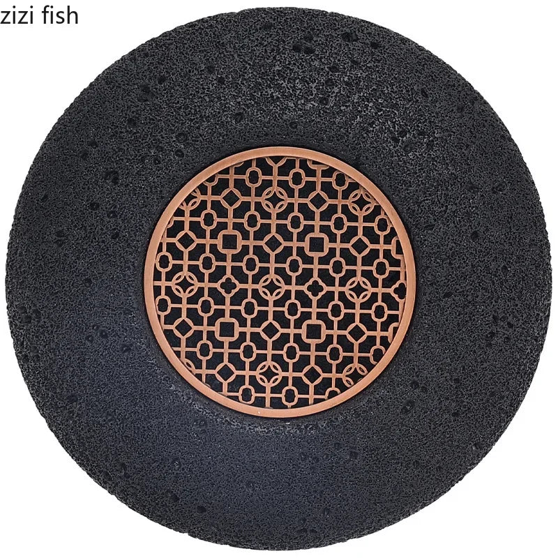 Axya Rock Texture Cement Sushi Dessert Plate Set - Restaurant Specialty Tableware