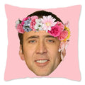 Nicolas Cage Sofa Pillow Cover by Axyaa - Home Decor Actor Cushion Case