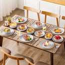 Axyaa Snow Stoneware Dinner Set - 18 Piece Tableware Collection