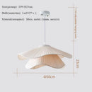 Axyaa Nordic Fabric Shades Chandelier Dining Pendant Lights_CN