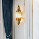 Axyaa Crystal Light Luxury Bedroom Wall Lamps - Nordic Modern Background Wall Fixtures