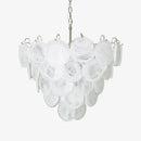 Axyaa Multicolour Murano Glass Disc Chandelier - French Atmosphere Pendant Light
