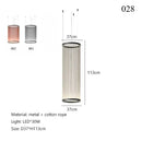Axyaa Tassel Pendant Light: Modern Staircase Living Room Dining Room Lamp