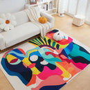 Axyaa Plush Dopamine Carpets: Thick Living Room Bedroom Rug, Soft Floor Mat