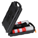 Axya Emergency Roadside Flares Kit: 3 Lighting Modes, Magnet Work Light, Rechargeable Hook