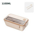Axyaa Insulated Bento Lunch Box Set with Tableware - Microwavable and Leakproof