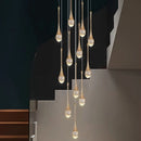 Axyaa Crystal Chandeliers LED Ceiling Lamp for Living Room