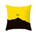 Pineapple Leaf Cushion Cover - Axyaa Summer Yellow Decor Pillowcase