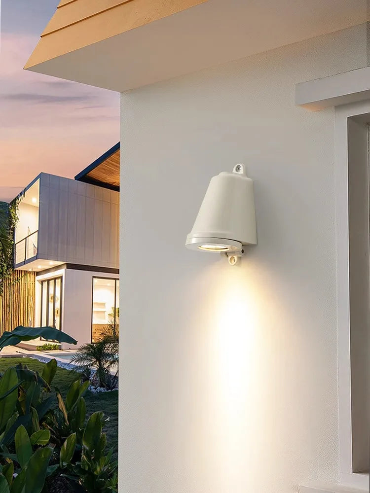 Axya Outdoor Wall Lamp: Waterproof Minimalist Garden Lighting for Villa Balcony