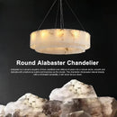 Axyaa Nordic Marble Pendant Lights LED Dimmable Alabaster Chandelier