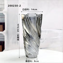 Axyaa Crystal Glass Hydroponic Vase for Art Flower Arrangement and Decor