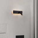 Axyaa Nordic LED Wall Lamp with Switch - Rotating, Ideal for Bedroom, Living Room & Study