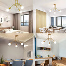 Axyaa Nordic Iron Chandelier Ceiling Light for Kitchen Living Room