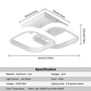Axyaa Acrylic LED Chandelier Pendant Light Modern Nordic Style Design for Bedroom Cloakroom