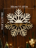 Axyaa Snowflake Storage Rack Wall Shelf for Christmas Decoration