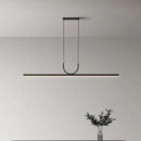 Axyaa Black LED Ceiling Chandelier for Dining Room, Kitchen Island | Modern Home Decor Lighting Fixture