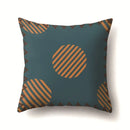 Axyaa Retro Geometric Pattern Cushion Cover for Sofa and Couch Décor