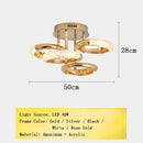 Axyaa Gold Ring LED Chandelier Pendant Lighting Fixture