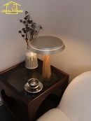 Axyaa Solid Wood Ceil Table Lamp Touch Switch LED Modern Lighting, Minimalist Design