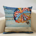 Retro Oil Painting Pattern Pillow Case 45x45cm for Home Sofa Decor - Axyaa