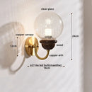 Axyaa Japanese Style LED Wall Lights for Home Decor, 4w Bedside Lamp