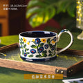 Axyaa Camellia Flower Ceramic Coffee Mug with Lid