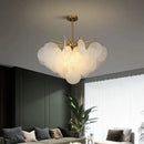Axyaa Modern Glass Chandelier for Home Luxury Decor Lighting