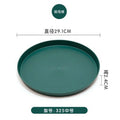 Axyaa Nordic Style Plastic Round Tray for Kitchen and Dining Essentials