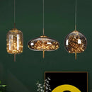 Axyaa Nordic Glass Pendant Light: Modern, Luxury, Small-Sized Design
