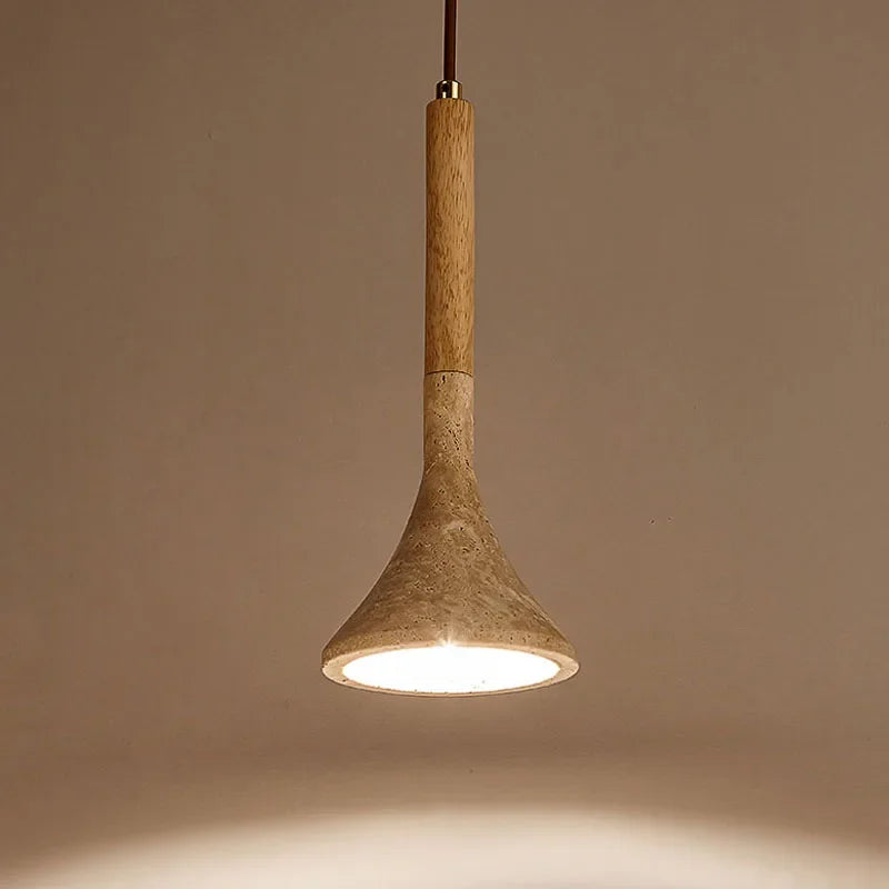 Axyaa Yellow Marble Pendant Light - Nordic LED Hanging Lamp for Dining Room