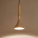 Axyaa Yellow Marble Pendant Light - Nordic Design LED Dining Room Hanging Lamp