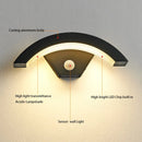 Axyaa LED Wall Lamp: Waterproof, Human Body Sensing, Modern Nordic Design