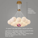 Axyaa Moon Ceiling Chandelier: Modern Indoor Lighting for Home Decor