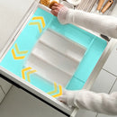 Axyaa Adjustable Drawer Organizer for Cosmetics, Flatware, and Cutlery