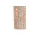 Axyaa Yellow Cave Stone Wall Lamp | Modern Minimalist Staircase Courtyard Background