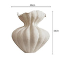 Axyaa French Lace Ceramic Vase for Elegant Flower Arrangements