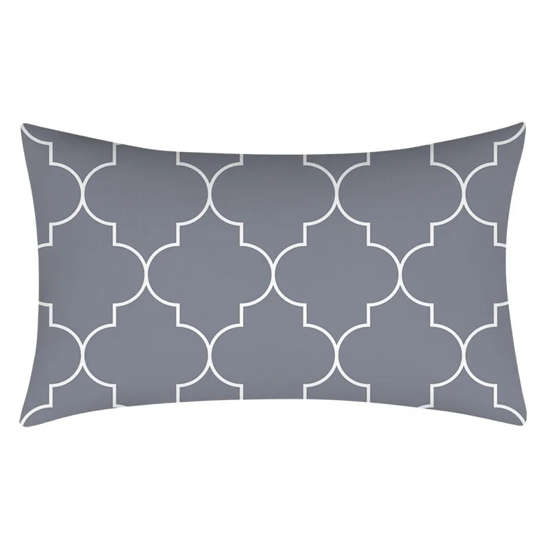 Axyaa Geometric Cushion Cover 30x50 Polyester Pillowcase for Home Decor