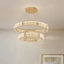 Axyaa LED Staircase Chandeliers Modern Home Decor Pendant Light Lamps