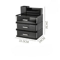 Axyaa Makeup Storage Box with Transparent Drawers for Cosmetics Organization