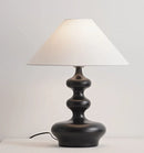 Axyaa Nordic Solid Wood Table Lamp for Home Study Bedroom Lighting