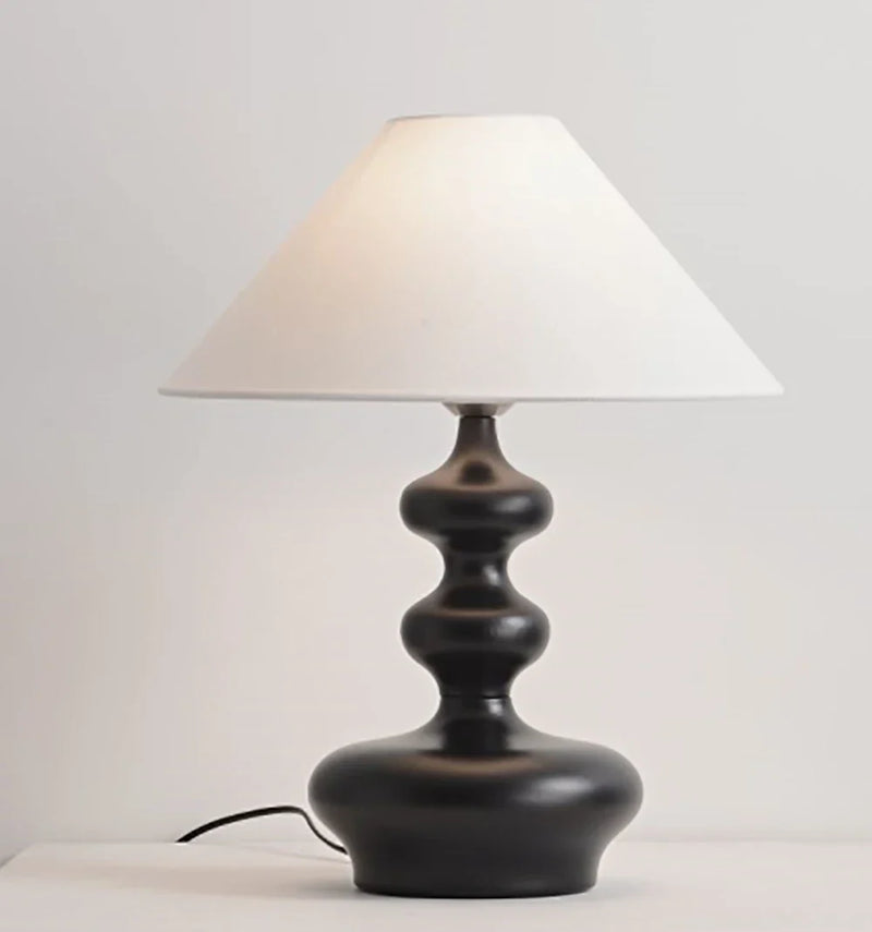 Axyaa Nordic Solid Wood Table Lamp for Home Study Bedroom Lighting