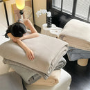 Axyaa Double Layer Milk Velvet Blanket: Warm Plush Throw for Sofa, Bed, & Nap