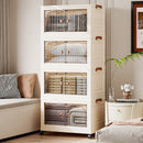 Axyaa Double-Door Foldable Storage Box: Multi-Size Organizer for Living Room, Bedroom, Study