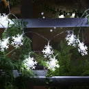 Fairy Light Snowflake LED String Light - Axyaa Christmas Decoration