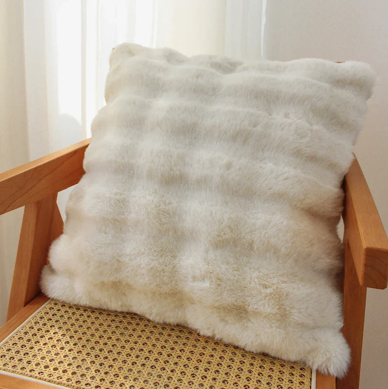 Axyaa Ultra Soft Plush Sofa Cushion Cover 45x45cm Pillowcase
