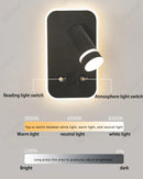 Axyaa LED Reading Wall Lamp USB Charging for Hotel Corridor Bedroom Interiors